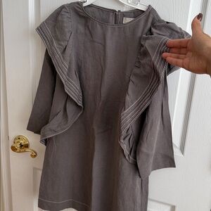 Zara Kids Casual Dress in Taupe